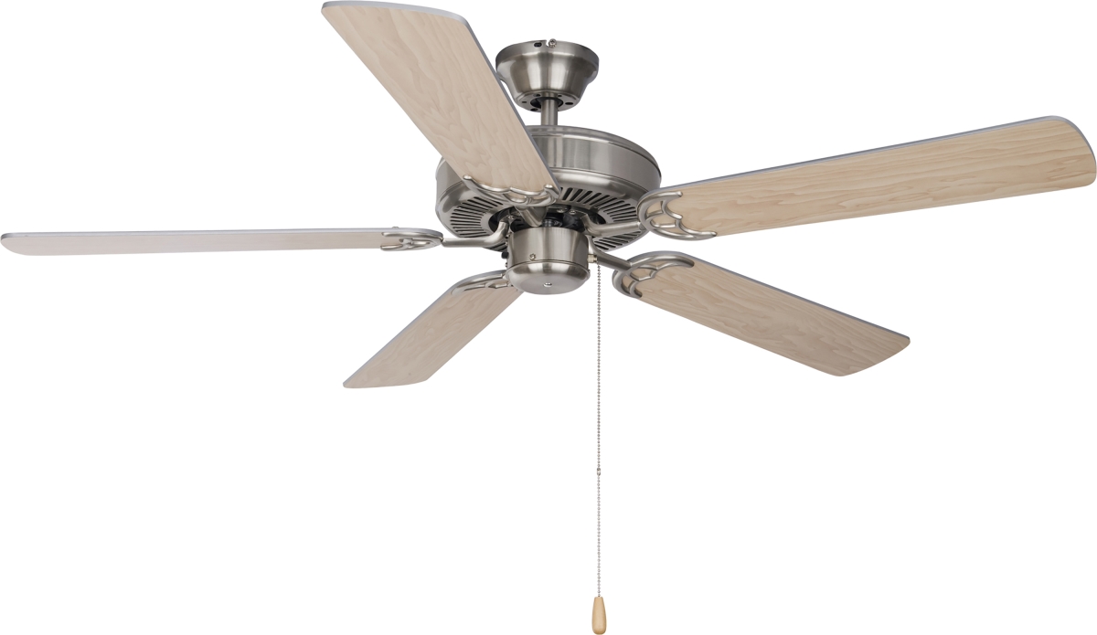 Picture of Maxim 89905SNSM 52 in. Basic-Max Indoor Ceiling Fan, Satin Nickel