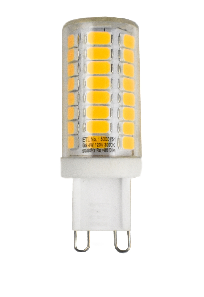 BL4G9CL120V30 Glow 4.00 watt 120 3000K LED G9 Bulb
