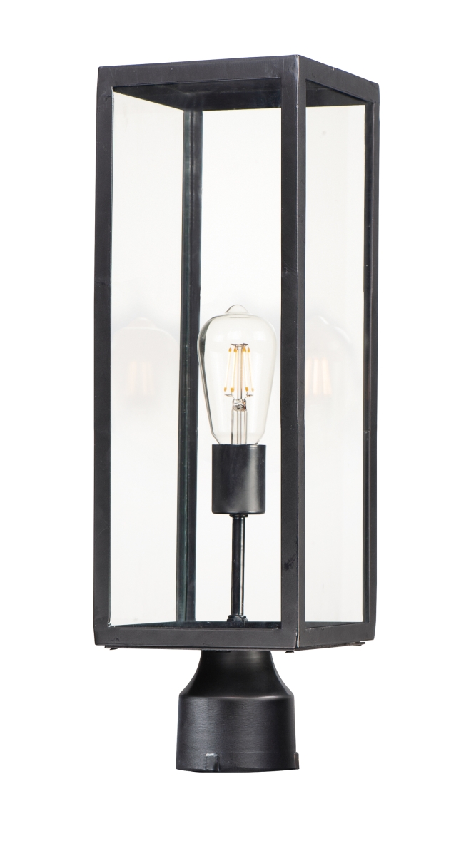 20 in. Catalina 1 Light Dark Bronze Outdoor Pole & Post Mount