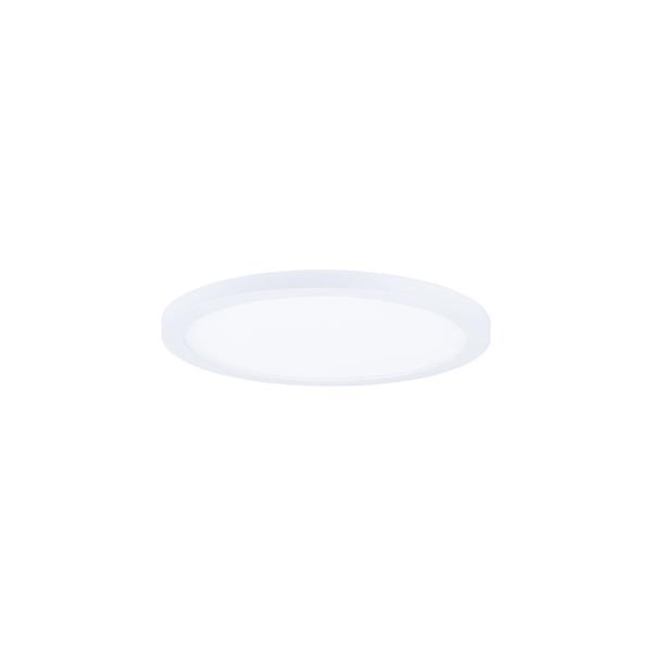 Lighting 58810WTWT 5 in. Wafer 4000K Round LED Surface Mount Ceiling Light, White