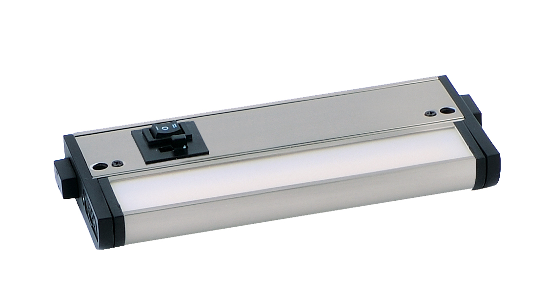 Lighting  6 in. CounterMax 5K 2700-5000K LED Under Cabinet Light, Satin Nickel