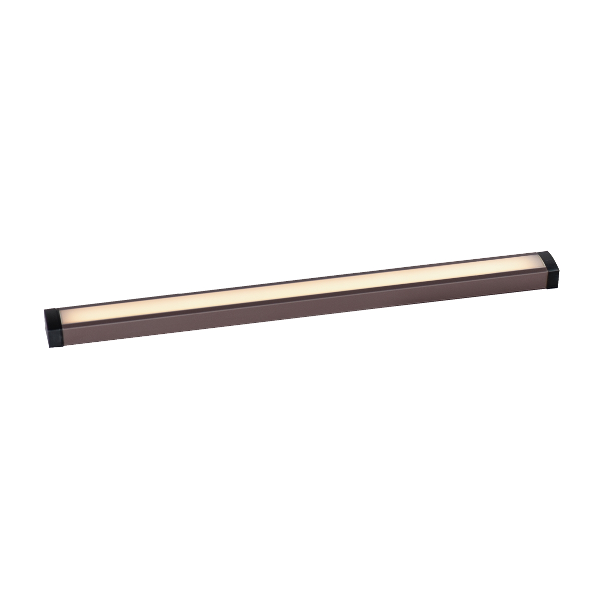 Lighting  18 in. CounterMax 120V Slim LED UC White Tunable Stick-Under Cabinet Light, Bronze