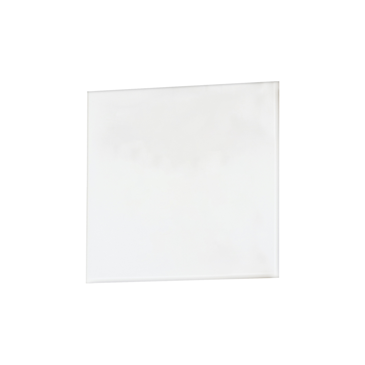 53669WT 4 in. Blank Square Contemporary Font Address Number Tile, White