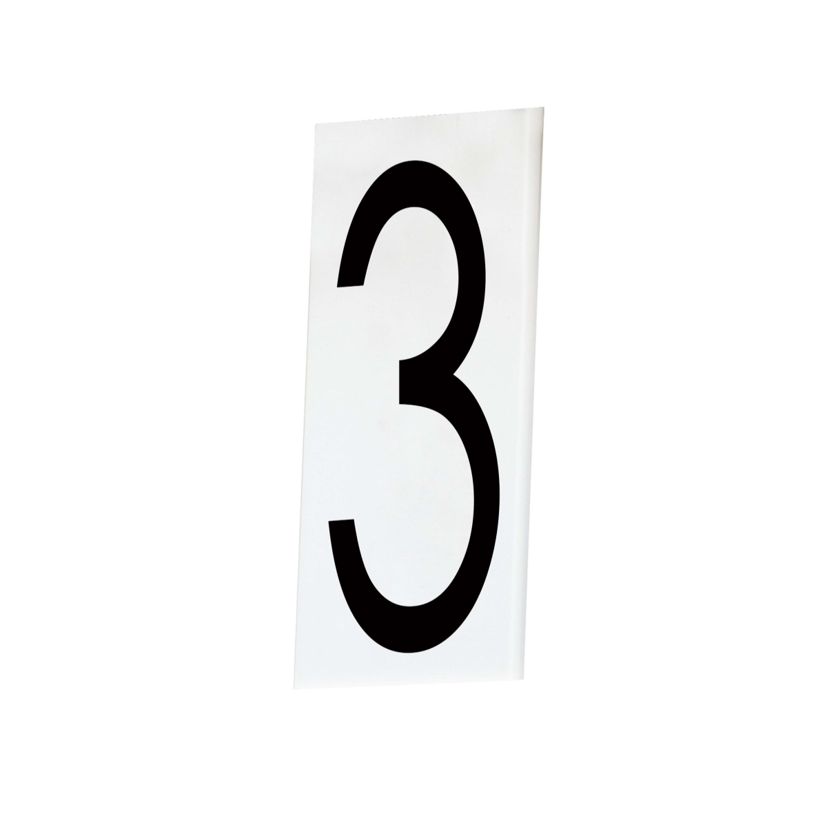 53633WT House Number 3 - Singleton Set, White