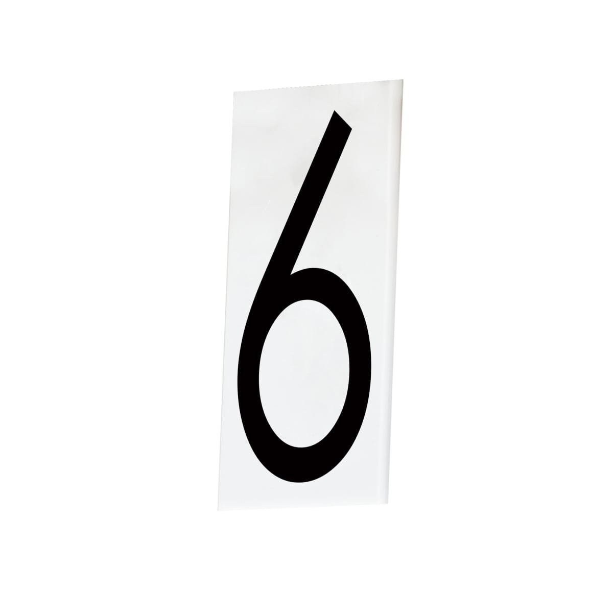53636WT House Number 6-9 - Singleton Set, White