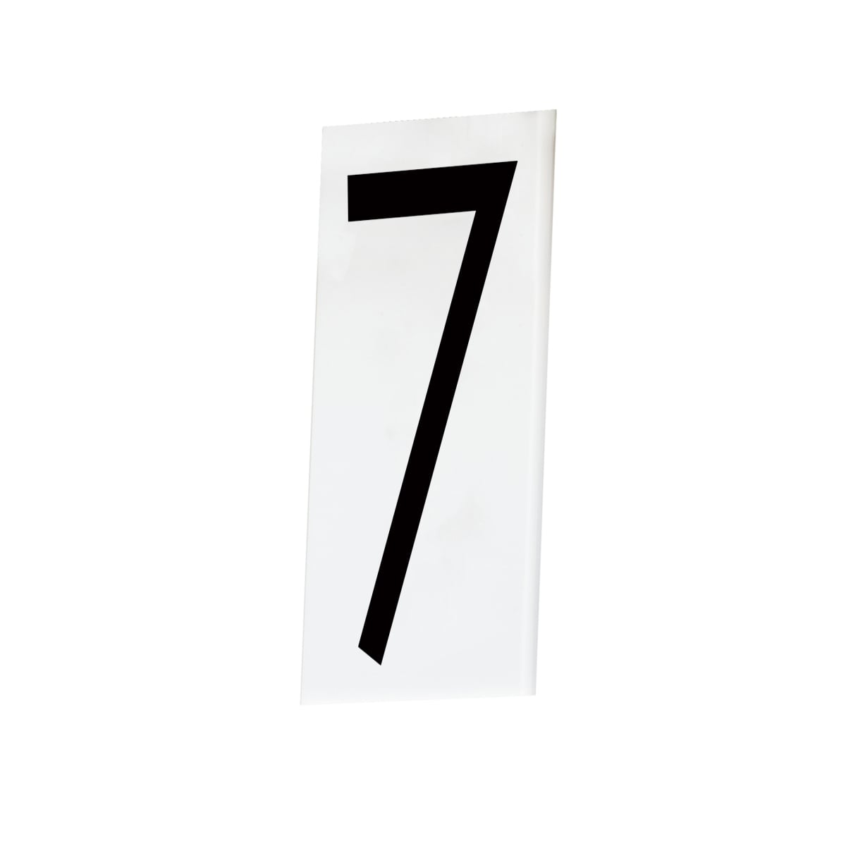 53637WT House Number 7 - Singleton Set, White