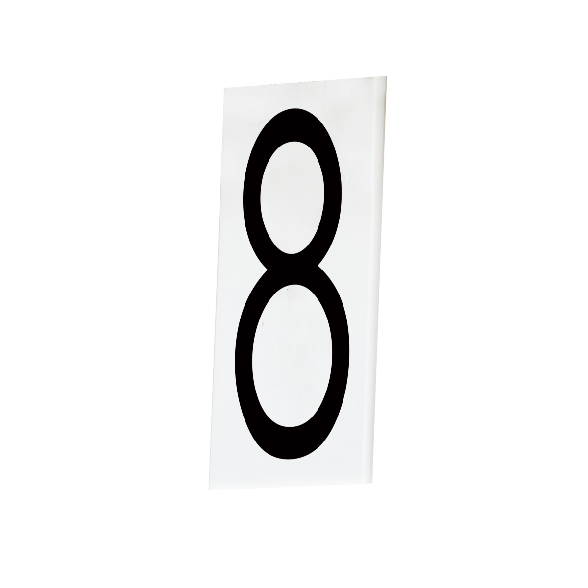 53638WT House Number 8 - Singleton Set, White