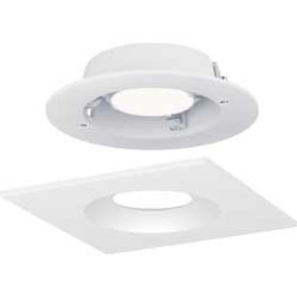 Crisp 5'' LED Recessed DownLight 3000K - Square, White