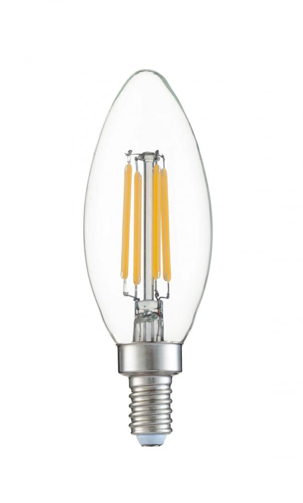 BL4E12B11FT120V30 4 watt LED E12 B11 Dimmable Frosted 3000K Bulb