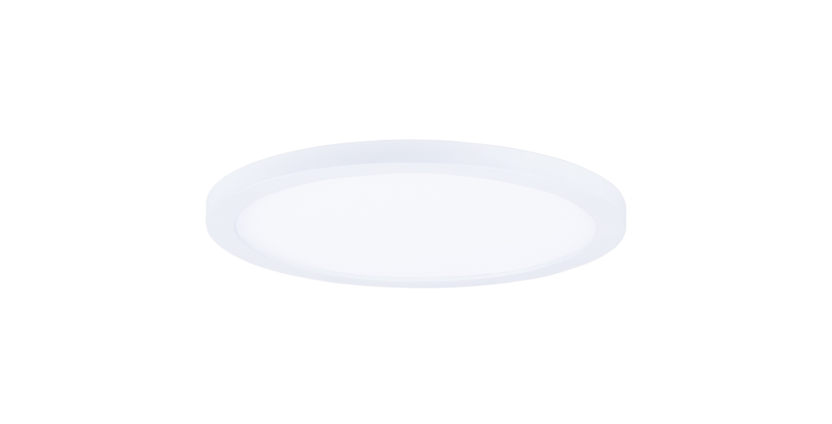 58710WTWT Wafer 5 in. Round LED Surface Flush Mount, 3000K - White