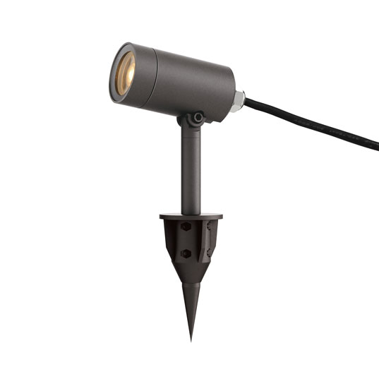 Alumilux Bronze Pathway Light - 16-Inch Pole - LED with 500 Lumens