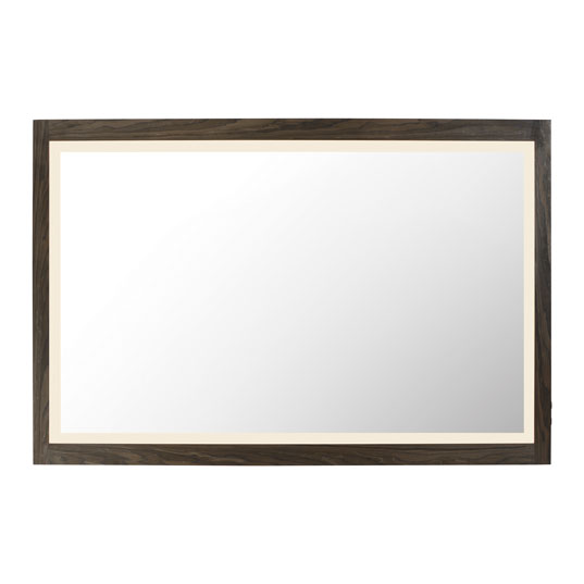 Picture of ET2 Lighting E42054-WN Sawyer 48 x 32 in. Framed LED Mirror - Walnut