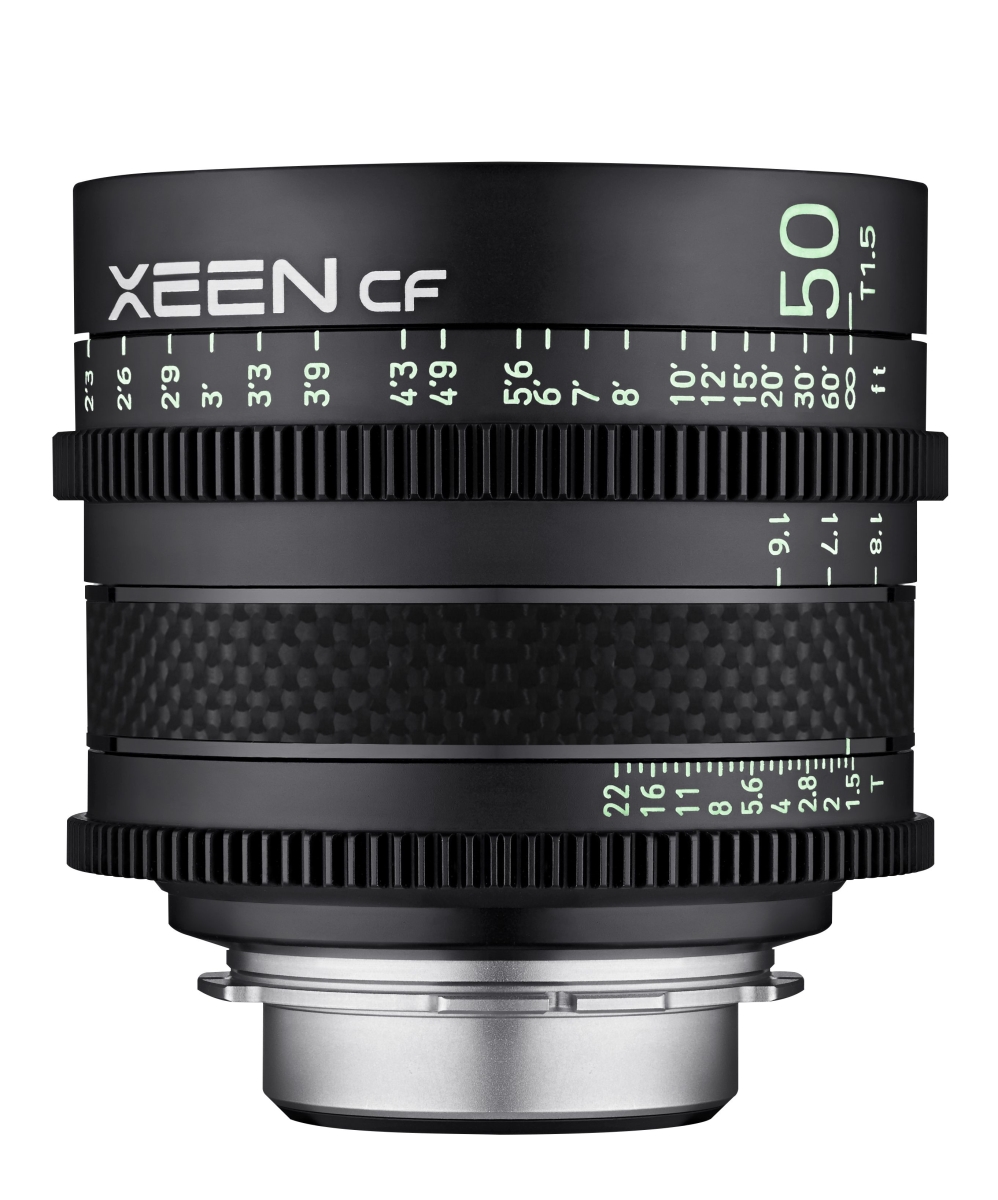 CFX50-C 50 mm T1.5 Pro Cinema Lens for Canon EF Mount Camera, Black