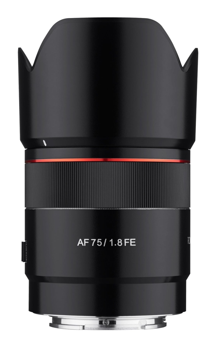 IO75AF-E Auto Focus 75 mm F1.8 FE Full Frame Camera Lens for Sony E