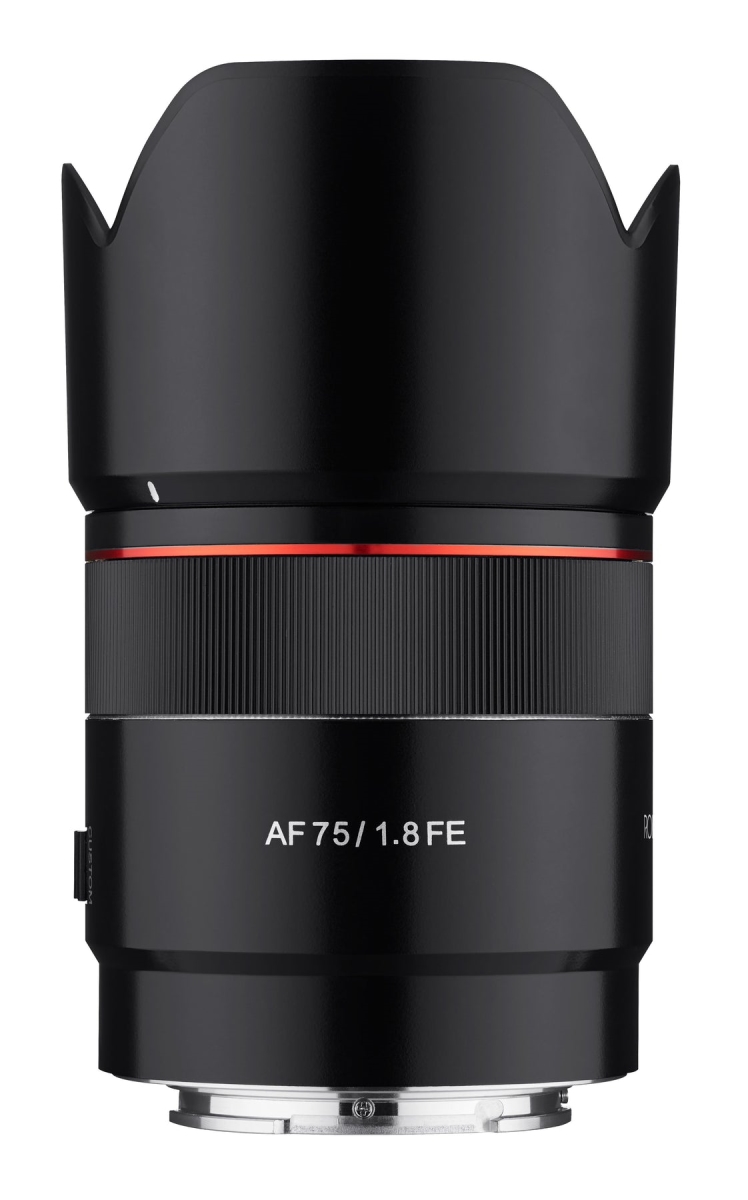 SYIO75AF-E Auto Focus 75 mm F1.8 FE Full Frame Camera Lens for Sony E