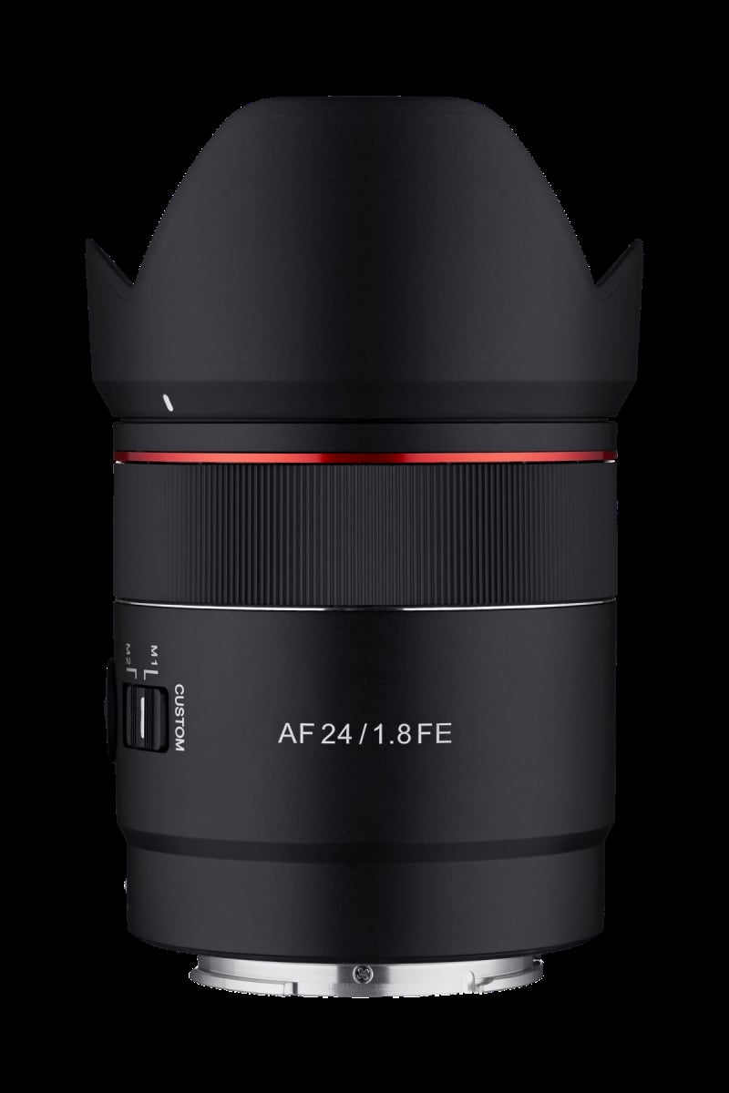 SYIO2418-E 24 mm F1.8 Auto Focus Full Frame Wide Angle Compact Camera Lens for Sony E