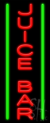 Everything Neon N102-0774 Juice Bar Neon Sign 13" Tall x 32" Wide x 3" Deep -  The Sign Store