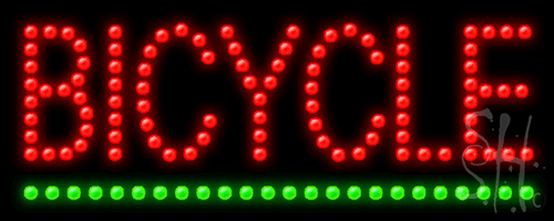 Everything Neon L102-1128 Bicycle Led Sign 8" Tall x 20" Wide x 1" Deep
