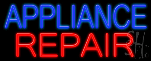 Everything Neon N102-0543 Appliance Repair Neon Sign 13" Tall x 32" Wide x 3" Deep -  The Sign Store