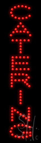 Everything Neon L102-1193 Catering Led Sign 7" Tall x 24" Wide x 1" Deep