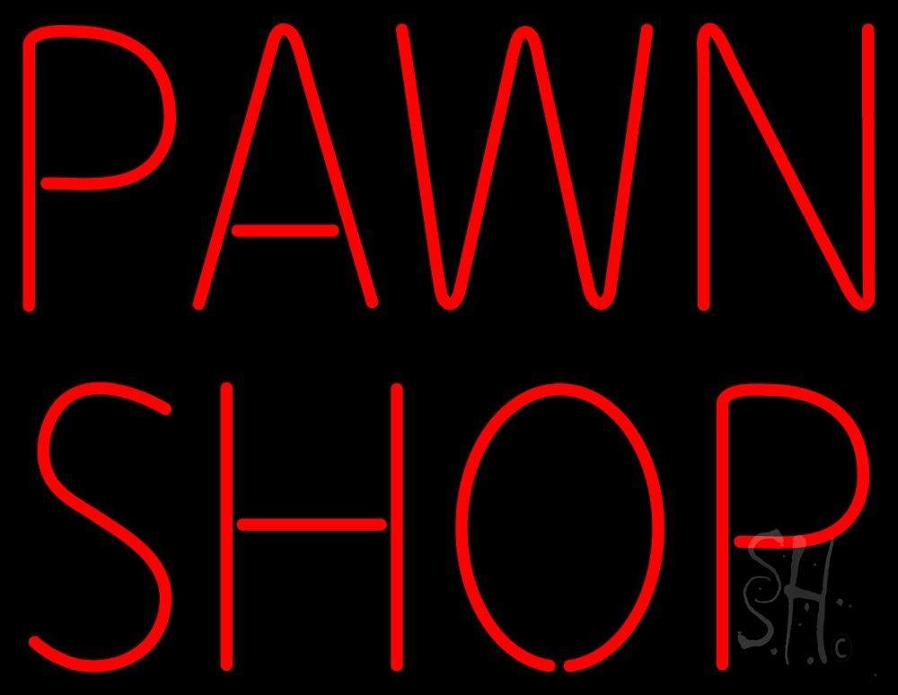 Everything Neon N105-2407 Pawn Shop 1 LED Neon Sign 15 x 19 - inches -  The Sign Store