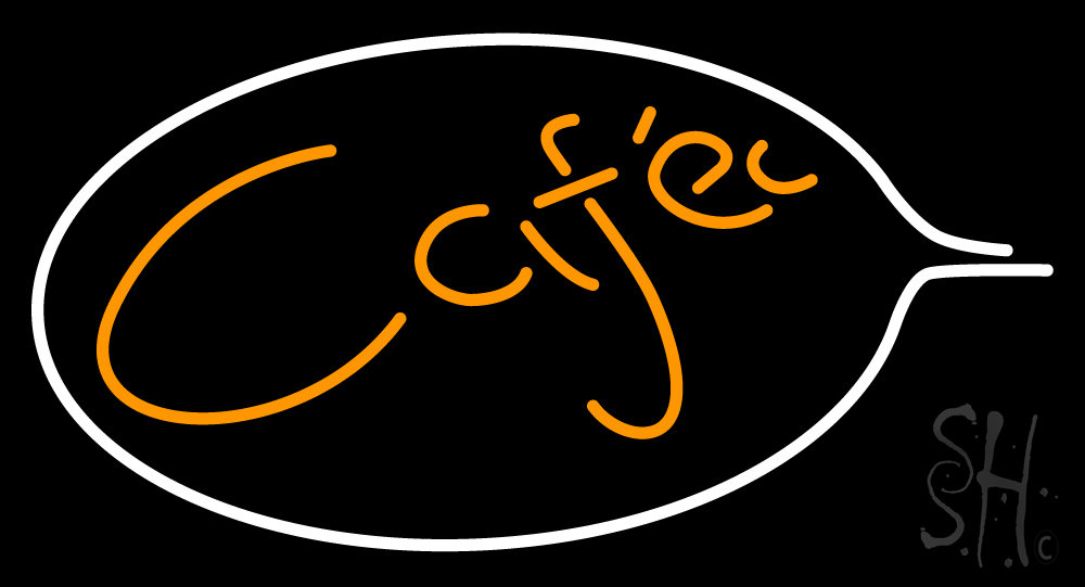 Everything Neon  Cafec LED Neon Sign 13 x 24 - inches