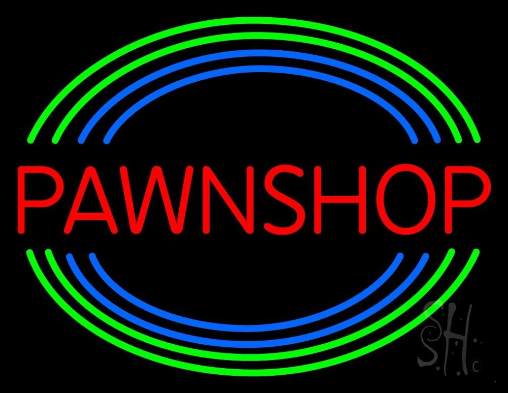 Everything Neon N105-2417 Red Pawn Shop LED Neon Sign 15 x 19 - inches -  The Sign Store