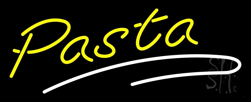 Everything Neon  Yellow Pasta LED Neon Sign 10 x 24 - inches