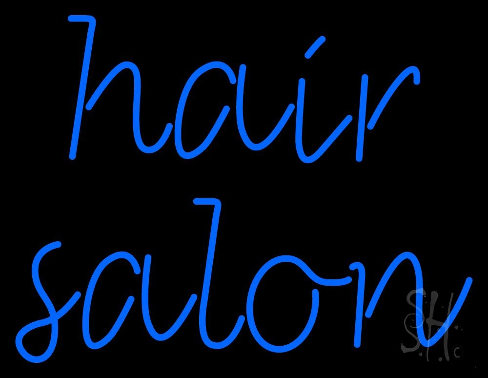 Everything Neon  Cursive Hair Salon LED Neon Sign 15 x 19 - inches