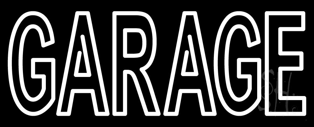 Everything Neon  Garage LED Neon Sign 10 x 24  inches