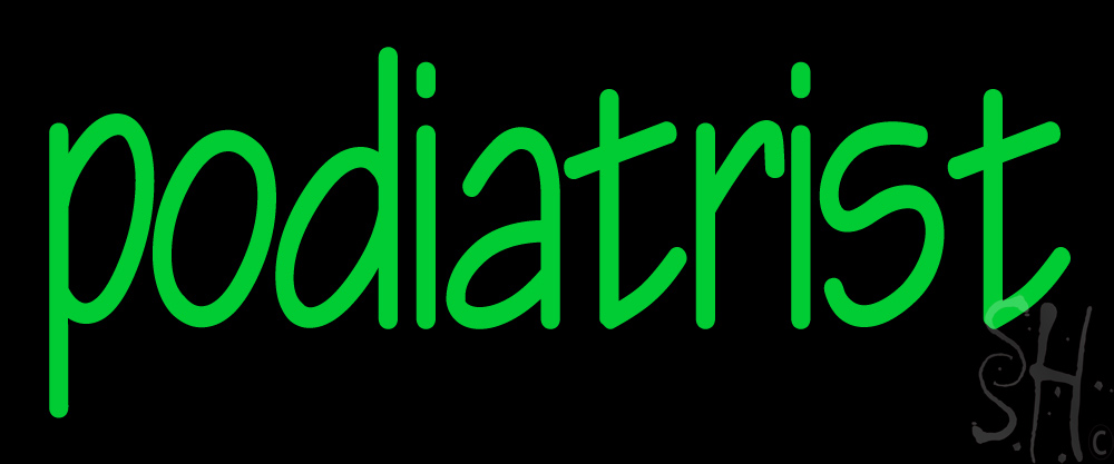 Everything Neon  Green Podiatrist LED Neon Sign 6 x 15 - inches
