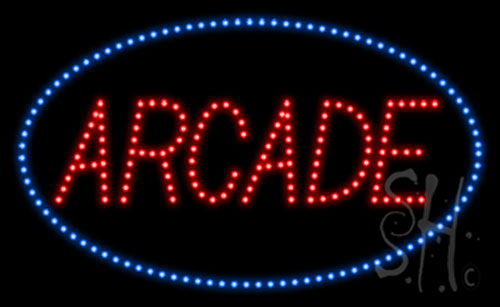 Everything Neon L100-10508 Arcade LED Sign 16" Tall x 26" Wide x 1" Deep -  The Sign Store