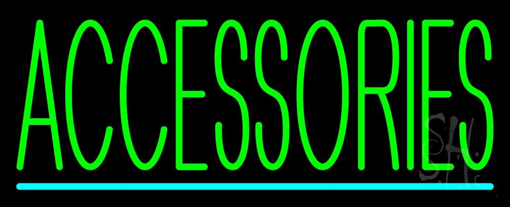 Everything Neon  Accessories Turquoise Lines LED Neon Sign 10 x 24 - inches