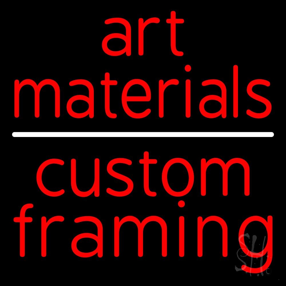 Everything Neon N105-6195 Art Materials Custom Framing LED Neon Sign 16 x 16 - inches -  The Sign Store