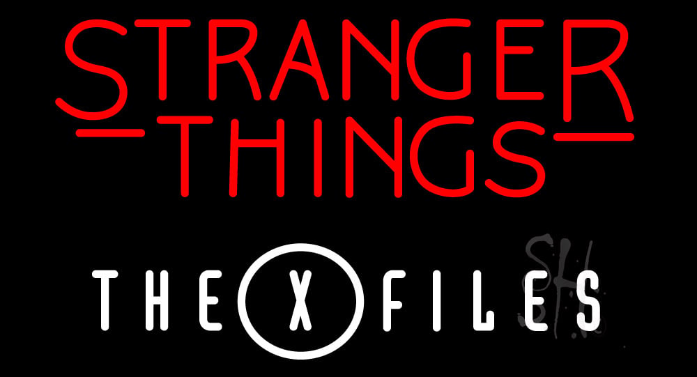 N106-1011-clear Stranger Things Clear Backing Neon Sign - Red & White - 20 in. Tall x 37 in. Wide