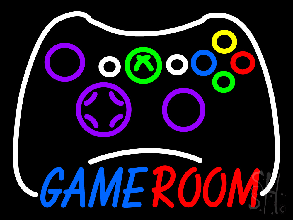 N105-17863-clear Game Room Xbox Controller Clear Backing Neon Sign - Multi Color - 18 in. Tall x 24 in. Wide