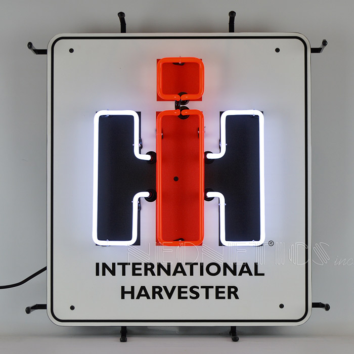 International Harvester Neon Sign 24" x 22" x 4"