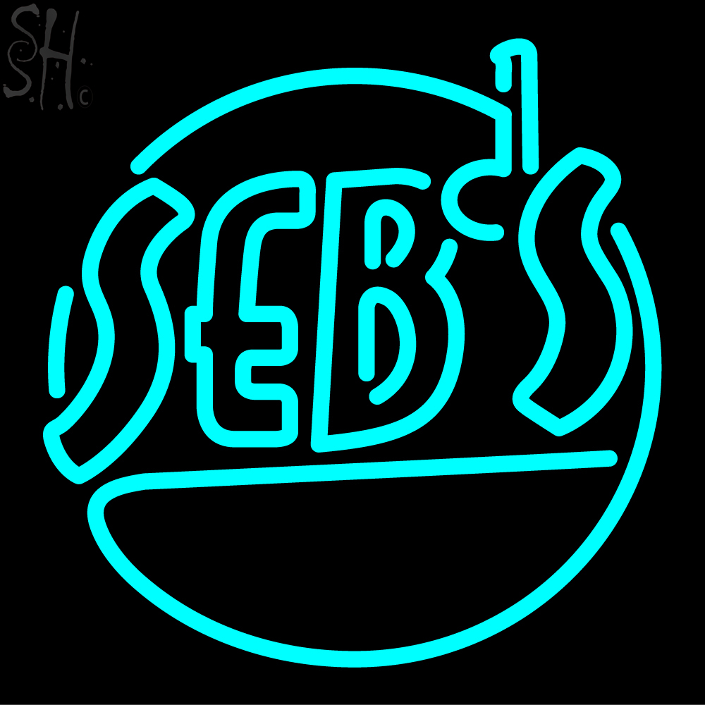 Custom Sebs Logo LED Neon Sign 18" Tall x 18" Wide