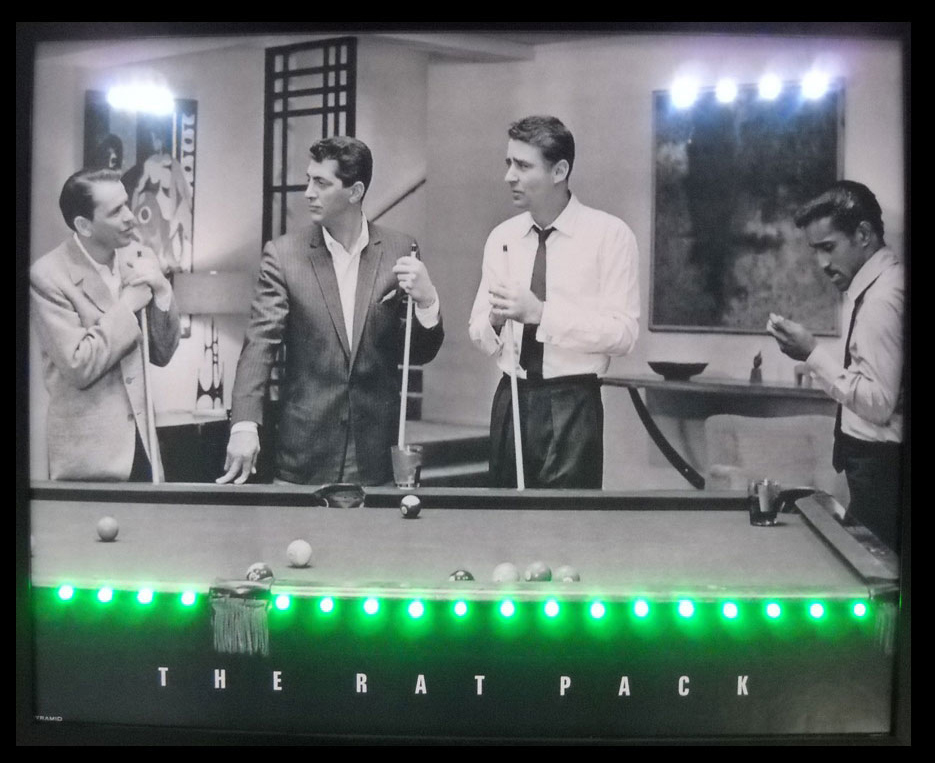 Picture of Everything Neon L102-0007 Rat Pack LED Poster 16&quot; x 20&quot;