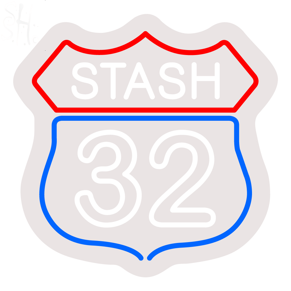 Custom Stash 32 LED Neon Sign 1 16 x 16 - inches