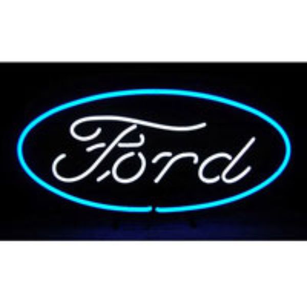 Ford Oval Neon Sign 14" Tall x 29" Wide x 4" Deep