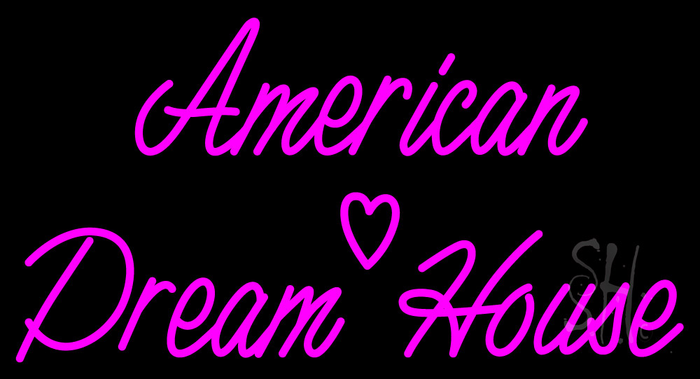 Picture of Everything Neon ENQ-61137 American Dream House LED Neon Sign 13 x 24 - inches