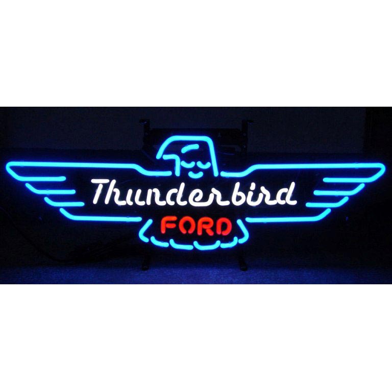 Ford Thunderbird Neon Sign 11" Tall x 32" Wide x 4" Deep