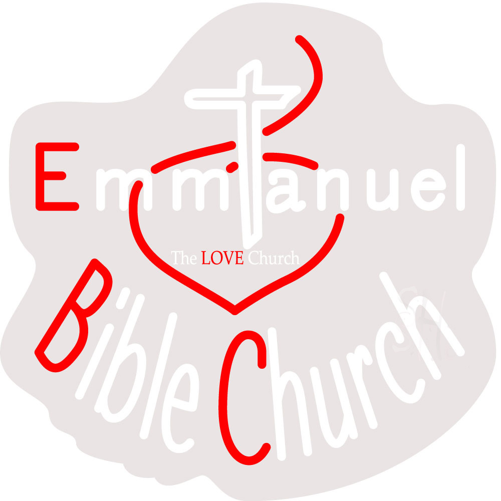 Picture of Everything Neon ENQ-60040 Emmanuel Bible Church Contoured Clear Backing LED Neon Sign 16 x 16 - inches
