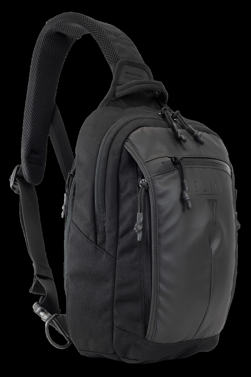 7719-B Unisex Blindside Concealed Carry Slingpack, Black