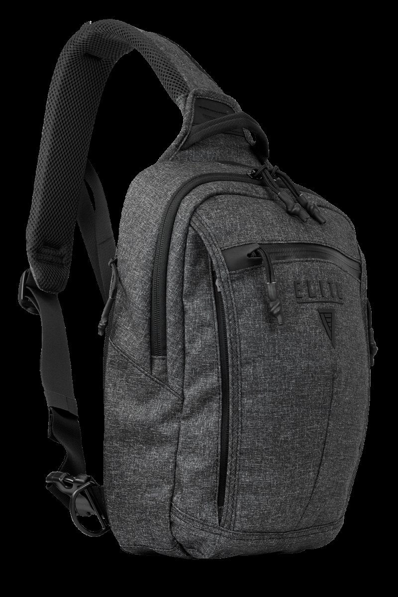 7719-H Unisex Blindside Concealed Carry Slingpack, Heather Grey