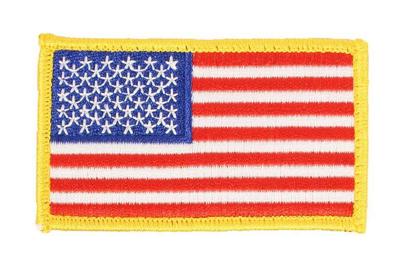 ID-US-101 3.5 x 2 in. Unisex Standard Orientation US Flag Patch, Full Color