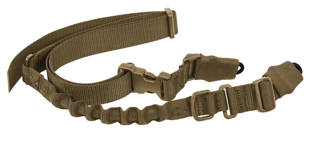 5001-T Unisex Shift 2-to-1 Point Tactical Bungee Sling, Coyote Tan
