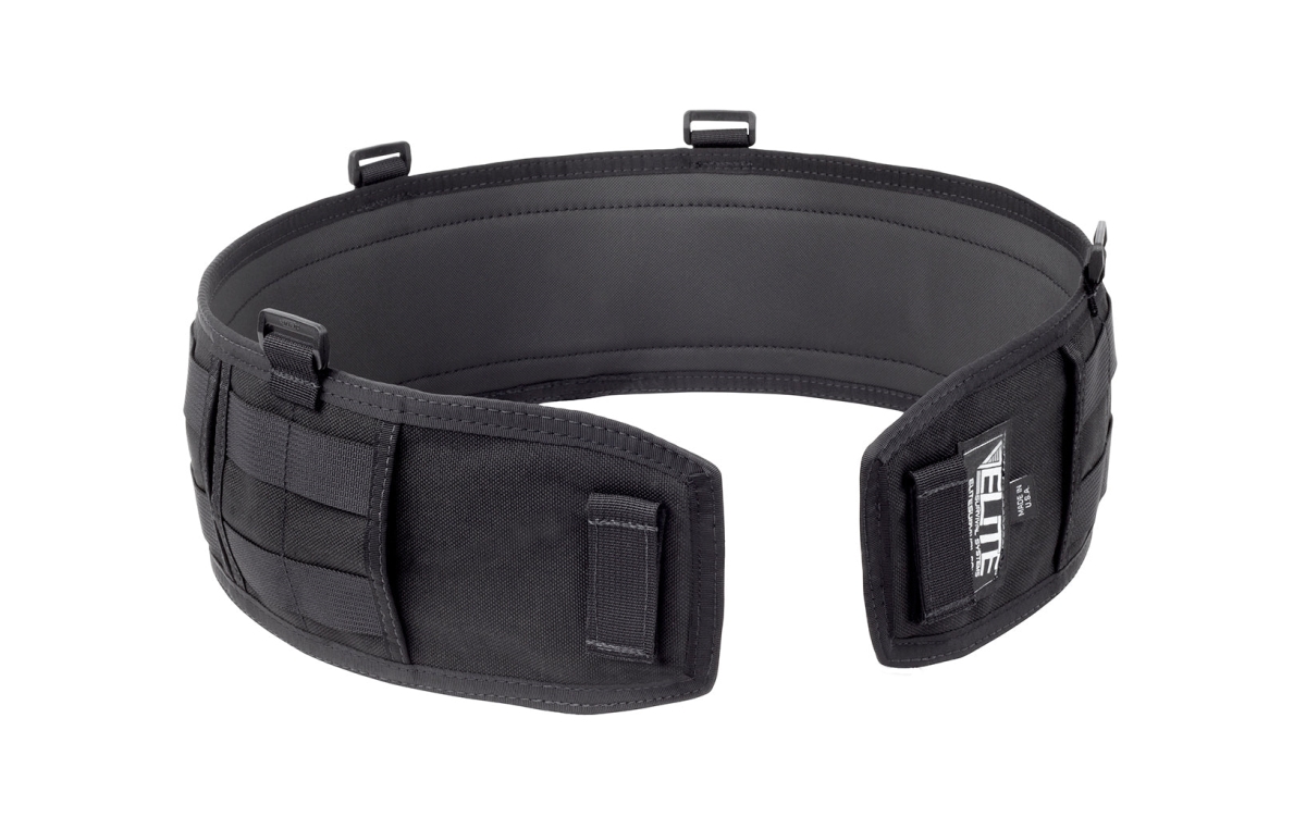 3031-B-M Unisex Sidewinder Battle Belt, Black - Medium