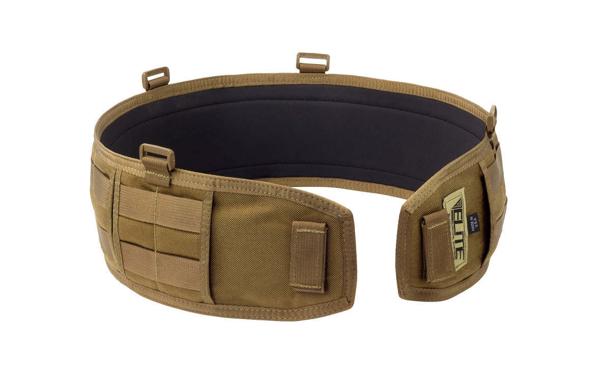 3031-T-M Unisex Sidewinder Battle Belt, Coyote Tan - Medium